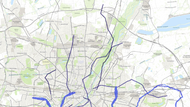 Pace layer over a city loop